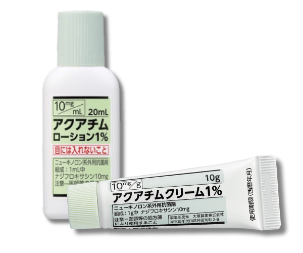 ニキビ治療薬（抗菌薬）：ダラシンT ゲル/ローション 1％（クリンダマイシンリン酸エステル）