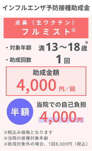 【板橋区在住】子どもインフルエンザワクチン助成金