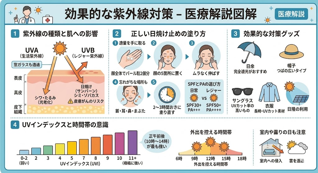 効果的な紫外線対策