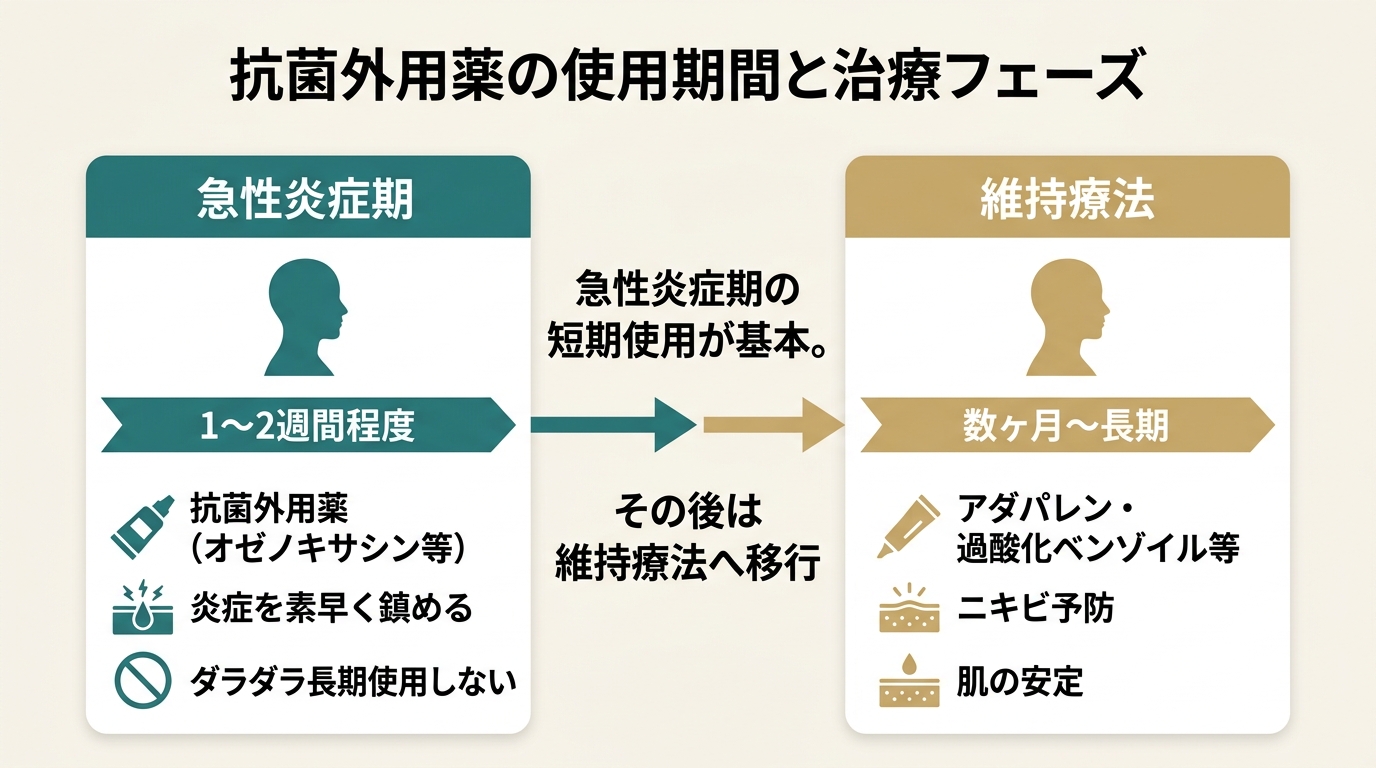 内服薬:テトラサイクリン系抗菌薬・イソトレチノイン・ビタミン剤・漢方の役割