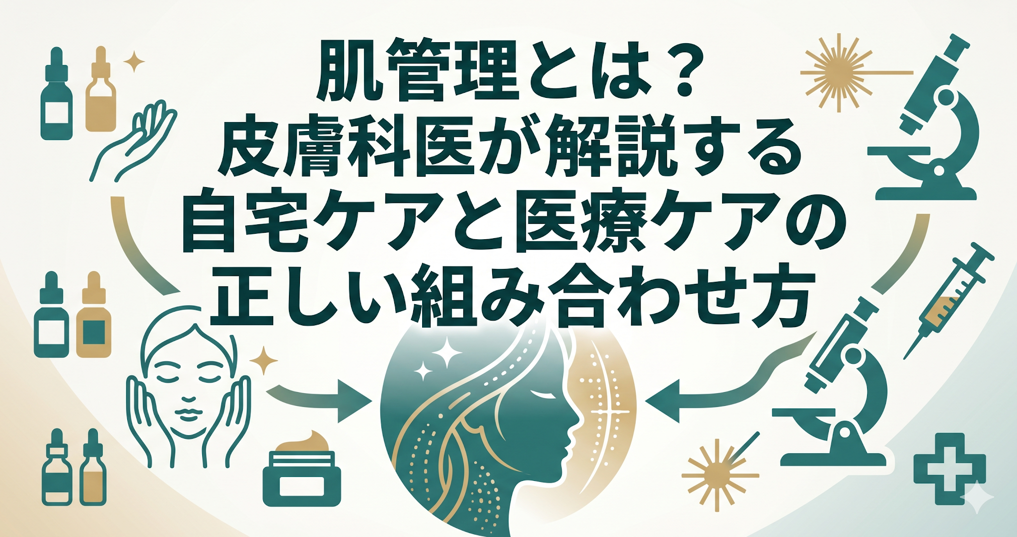 肌管理とは?皮膚科医が解説する自宅ケアと医療ケアの正しい組み合わせ方